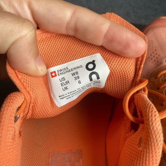 On Running Cloudventure trail shoes in Sandstone/Orange - Picture 6 of 8